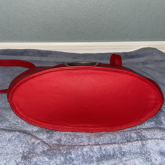 Unique Nwot Cover B Unique Leather Crossbody Bag Germany - red - Picture 5 of 11